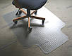 Захисний килим під крісло прозорий 122х152см для ковроліну Німеччина. Товщина 5,0 мм, фото 3