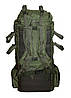 Туристичний експедиційний великий міцний рюкзак на 90 літрів оливи. Туризм, полювання, риболовля, спорт., фото 4