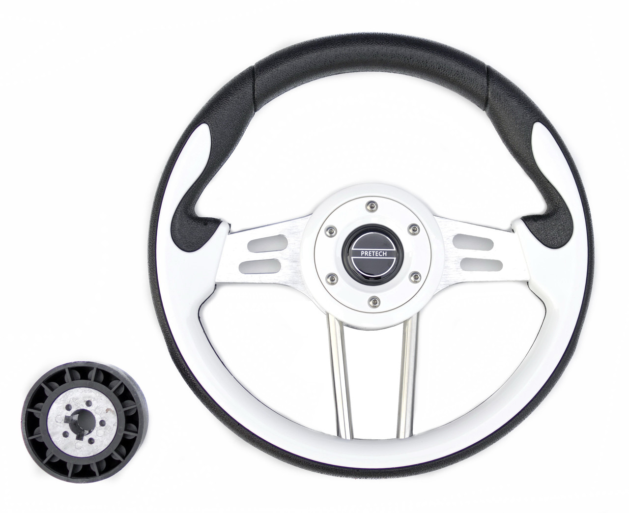Кермове колесо PRETECH HD-5166G білий, фото 1