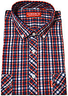 Сорочка чоловіча "Collins". Червона карта. Короткий рукав