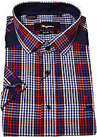 Сорочка чоловіча "Sigmen". Червона карта. Короткий рукав