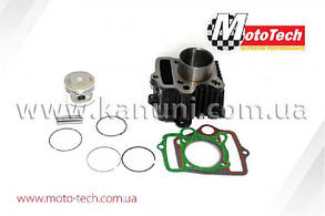 Циліндр ЦПГ (комплект) на мопед 4т JH/FMI/FMB Alpha/Delta 72cc d=47 мм Mototech