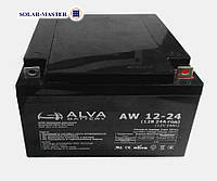 AGM аккумулятор ALVA AW 12В-24Aч