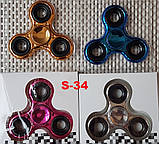 Спиннер / Спиннер для рук Metallic S-34 / Хенд спиннер / Фиджет спиннер / Спинер, фото 2