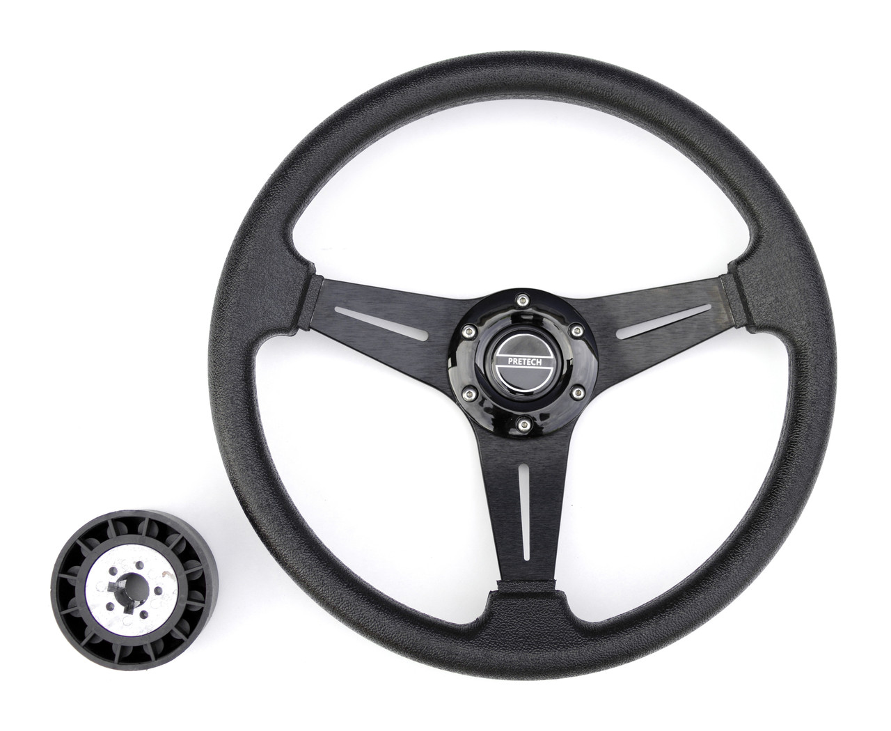 Кермове колесо PRETECH HD-5125D 350 мм чорний