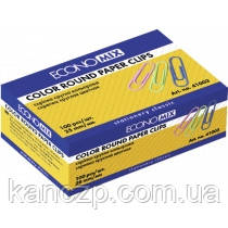 Скріпки кольорові 28 мм (100 шт.)