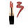 Губна помада Glam Lipstick No323 Сливово-кавовий, фото 3
