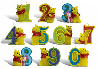Свічки цифри (в торт) Winni Pooh №2