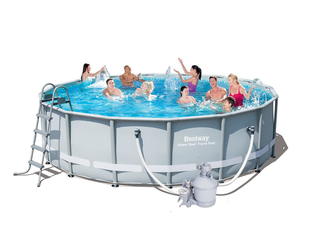 Каркасний басейн 56452 Steel Power Frame Pools - 488 x 122 см, фото 1