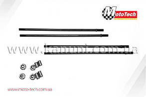 Шпильки циліндра на мопед 4т JH/FMI/FMB Active+гайки та напрямні 202/194 мм (пара) Mototech