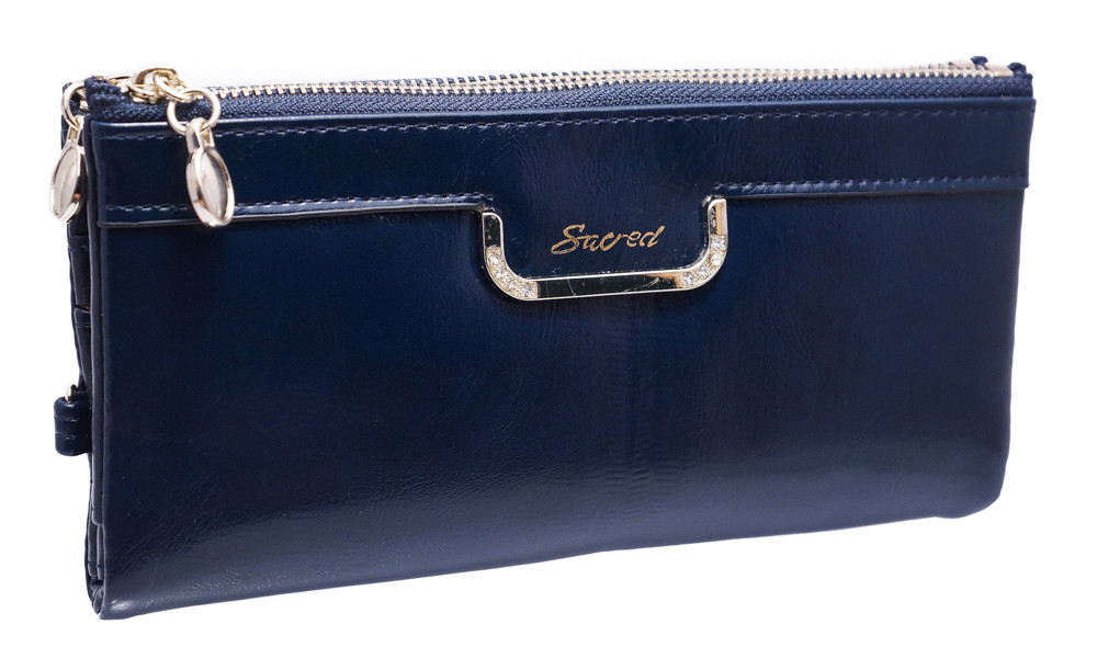 Стильний жіночий гаманець FW1028 dark blue