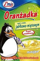 Напій шипучий розчинний Oranzadka яблуко з м'ятою Emix Польща 16 г