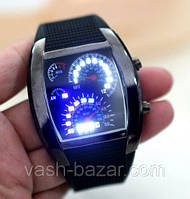 Часы светодиодные автомобильный Спидометр LED-подсветка бинарные гоночные часы купит, куплю