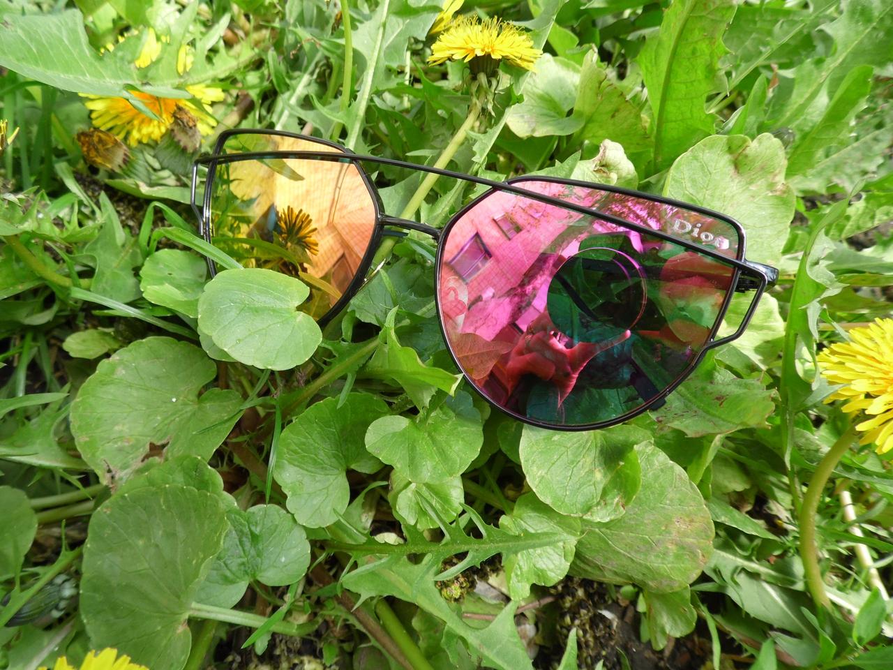 Солнцезащитные очки, цвет линз розовый - фото 7 - id-p554557406