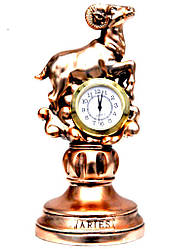 Статуетка настільні годинники знак зодіаку Овен T1126