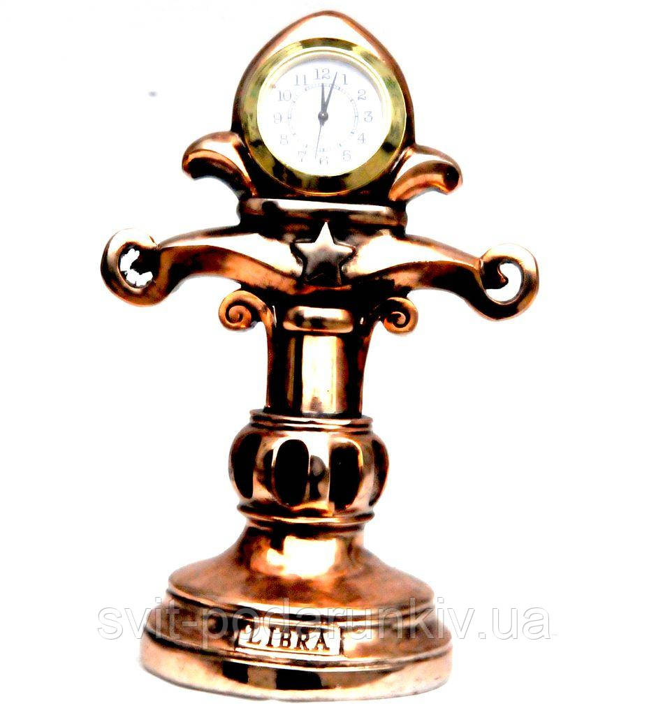 Статуетка настільний годинник знак зодіаку Ваги T1128, фото 1