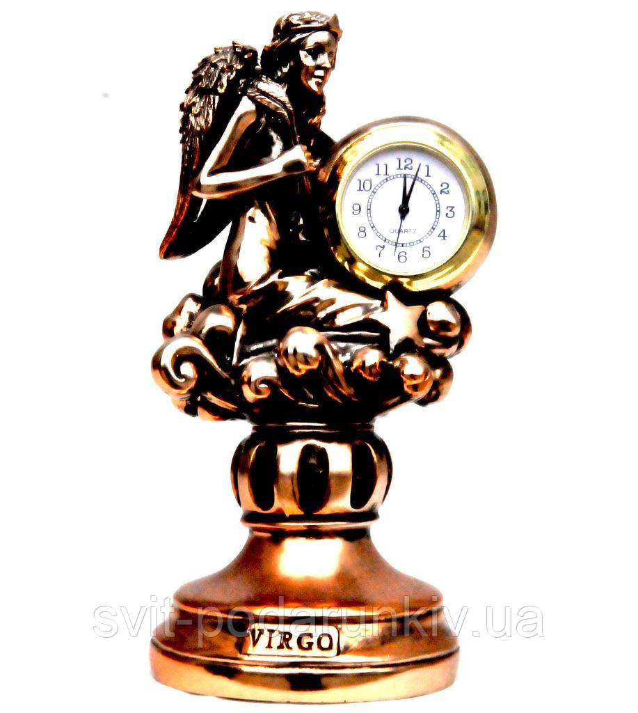 Статуетка настільний годинник знак зодіаку Діва T1134, фото 1