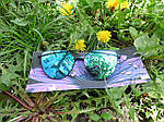 Сонцезахисні окуляри, колір лінз блакитний, фото 9