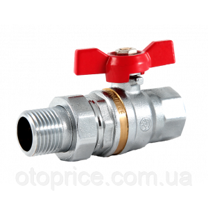 Кран-американка вн.-нар. різь Еvo ASCO armatura, фото 1