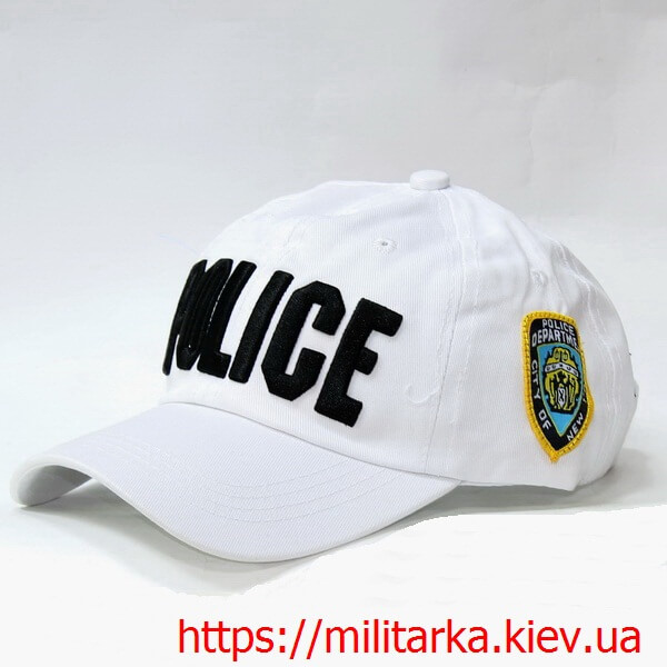 Кепка поліції New York Police біла