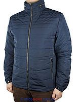 Стильна чоловіча демісезонна куртка Santorio SM 8034 Indigo синього кольору