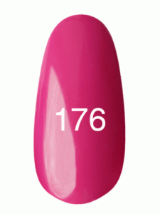 Гель лак № 176 (темно-рожевий, емаль) 8 мл..Kodi, фото 1