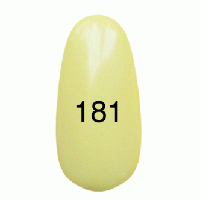 Гель лак № 181 (світло-лимонний, емаль) 8 мл. Kodi (термін придатності минув)