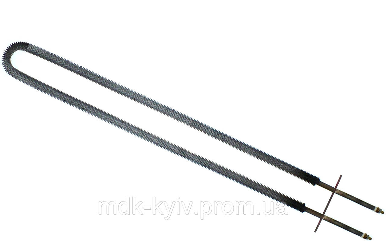 ТЕН 2550W для хлібопекарської печі — оребрений, нержавійка/вуглецева сталь, U-подібний, Lr = 1750 мм, d=10 мм, фото 1