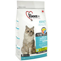 1st Choice (Фест Чойс) Adult Cat Healthy Skin and Coat сухой корм для взрослых кошек с лососем, 10 кг