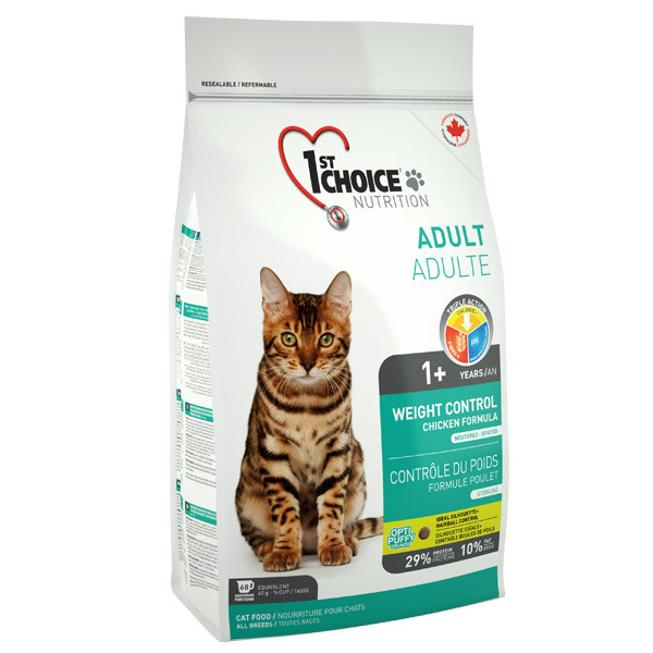 1st Choice (Фест Чойс) Adult Cat Weight Control корм для котів з надмірною вагою, 5.4 кг