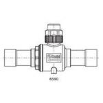 Кульовий вентиль для газової магістралі Castel 6590/4, фото 2