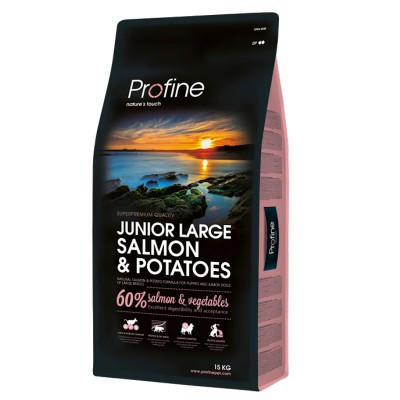 Profine (Профайн) Large Junior Salmon & Potatoes сухий корм для цуценят великих порід з лососем, 15 кг