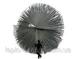 Щетка для дымохода стальная под резьбу "Люкс" 250мм (ID#386277126 ...