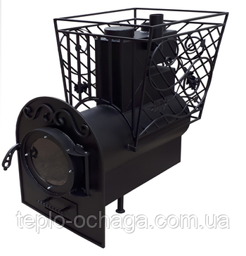 Піч-каренка для сауни Buller Profi — 20 скло, виноски, фото 1
