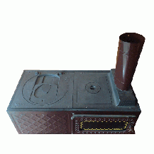 Піч опалювально-варенова (буржуйка) Ceramic Bricked & Single Oven Cussine Stove, фото 3