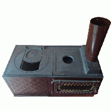 Піч опалювально-варенова (буржуйка) Ceramic Bricked & Single Oven Cussine Stove, фото 4