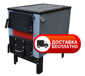 Дровяний котел тривалого горіння PROTECH ТТП-18С D LUXE ПБ Тайга, фото 1