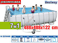 Басейн каркасний BESTWAY 488x488 см