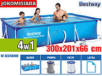 Бассейн каркасный BESTWAY 300x201 см EAE