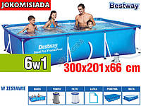 Бассейн каркасный BESTWAY 300x201 см EAE