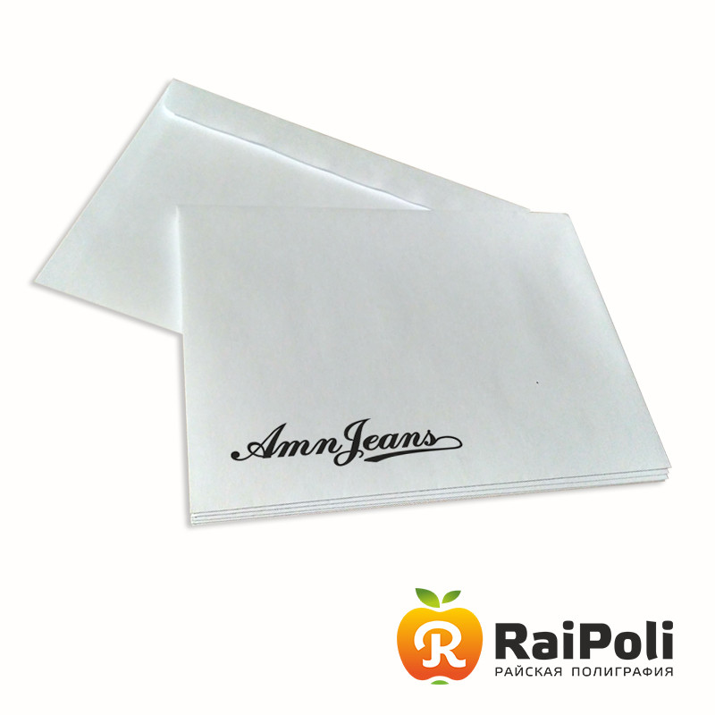 Печать логотипов на конвертах С6 - фото 2 - id-p554677023