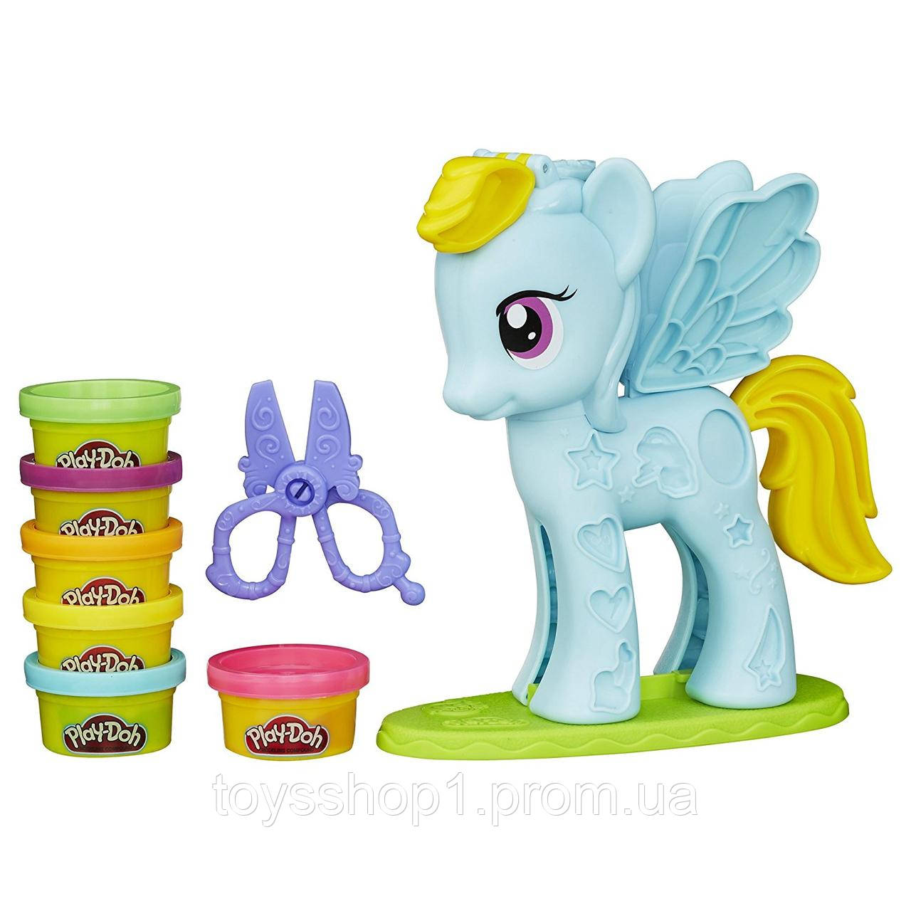 Play Doh My Little Pony Rainbow Dash Style Salon Playset