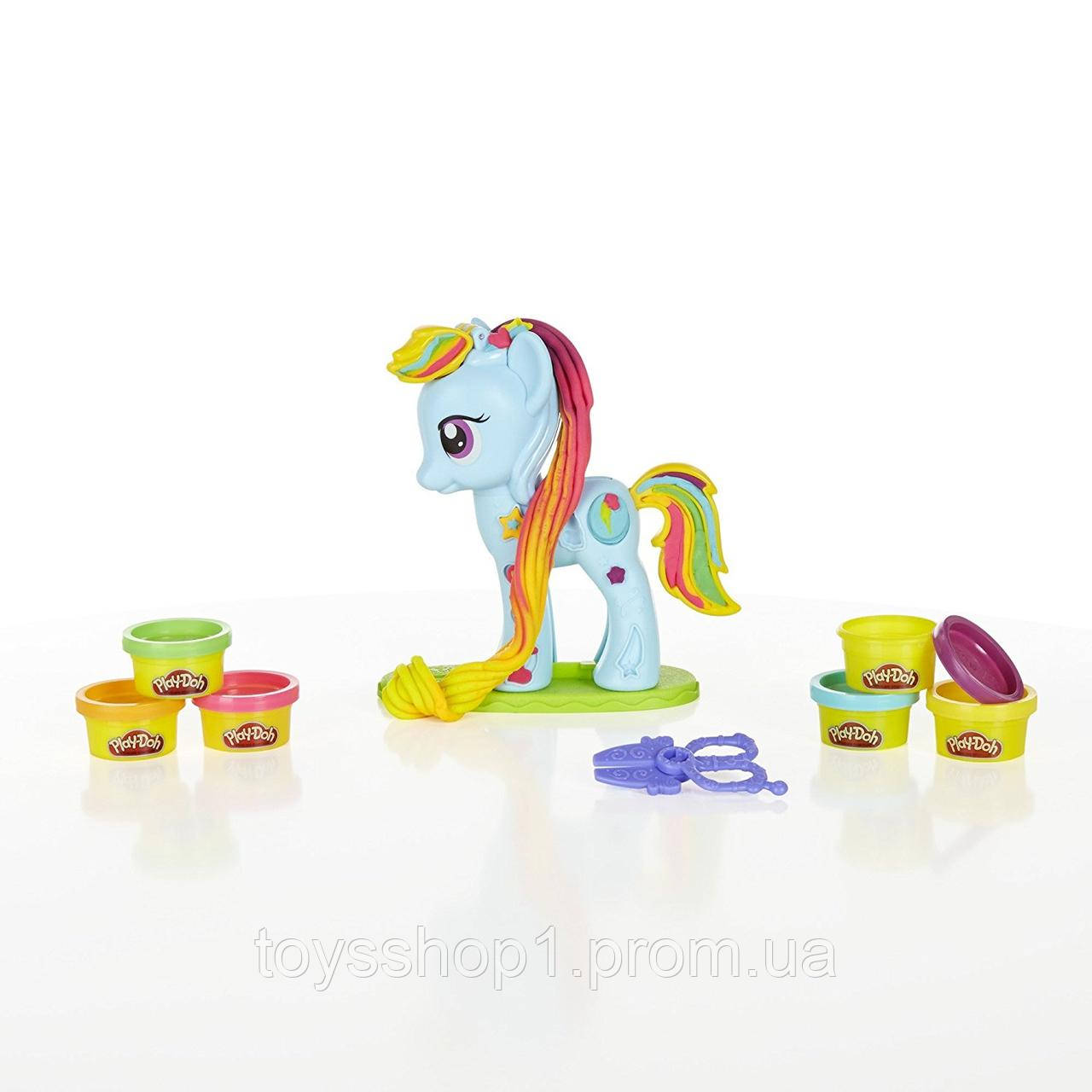 Play Doh My Little Pony Rainbow Dash Style Salon Playset