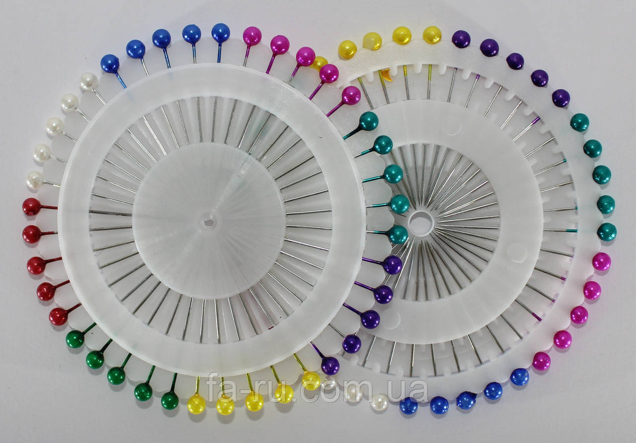 Булавки портновські з кулькою, 40 шт., фото 1