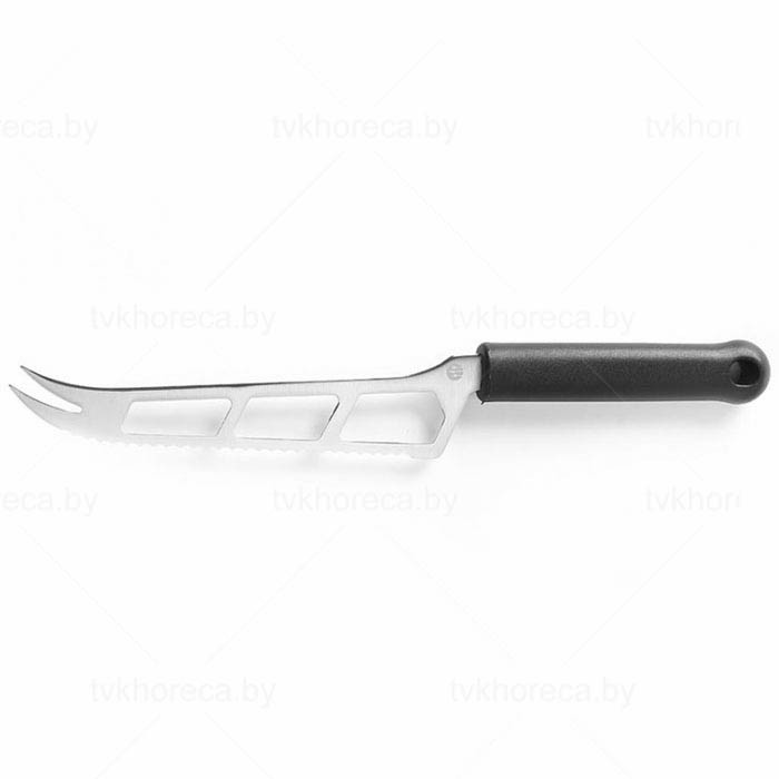 Кухонный нож для нарезки мягкого сыра 16 см. Hendi с черной пластиковой ручкой (856246) - фото 3 - id-p540488781