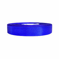 Атласная лента синяя (1,2 см х 36 ярдов)
