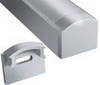 Алюмінієвий профіль ЛПС12*16мм для LED стрічки приховане кріплення срібло (за 1м) Код.56630, фото 6
