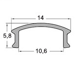 Алюминиевый профиль угловой ЛПУ17*17мм для LED ленты серебро (за 1м) Код.56632 - фото 4 - id-p21552118