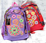 Рюкзак шкільний з квітами KWC BAG для дівчинки