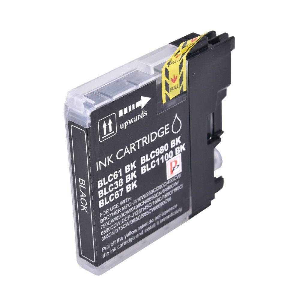 Сумісний картридж Inkdigo™ Brother LC-980 (LC980) Black XL, чорний, 18ml, аналог LC980BK / LC1100BK., фото 1